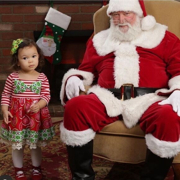 NWT Counting Daisies Holiday Candy Stripe Dress - Picture 7 of 8